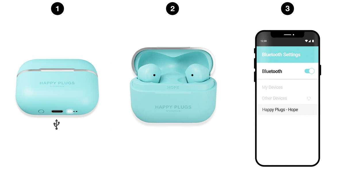 Happy Plugs Hope True Wireless Earbuds C