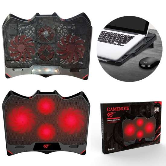 Havit F2081 Gaming Laptop Cooling Pad D