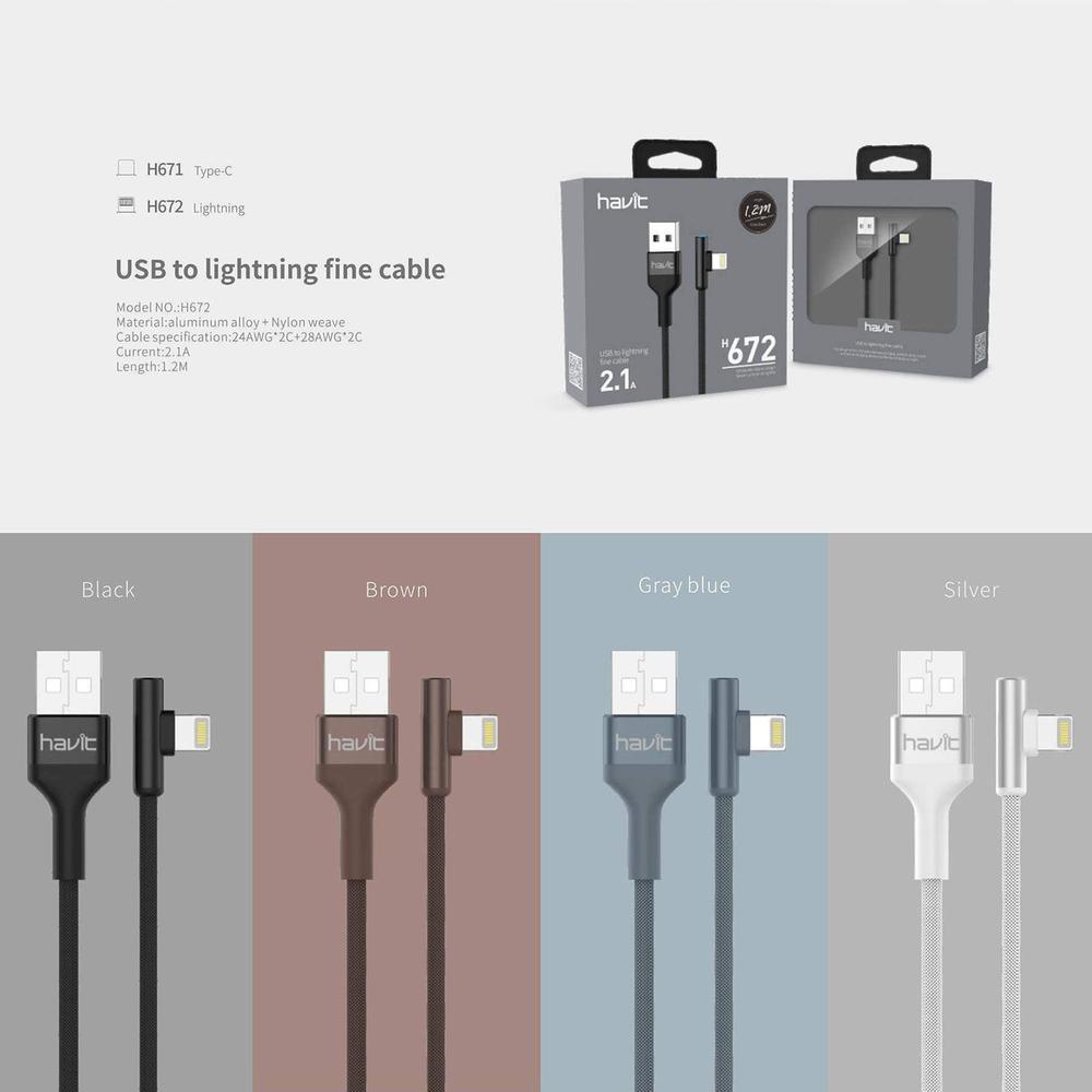 Havit H671 Type C Data &Amp; Charging Cable G