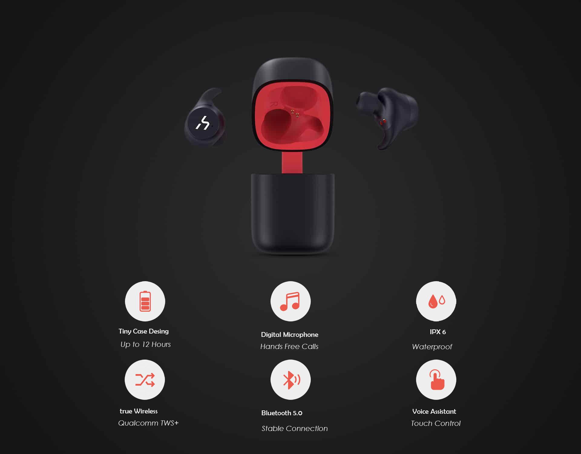 Havit Hakii G1Pro H Series True Wireless Sport Earbuds B