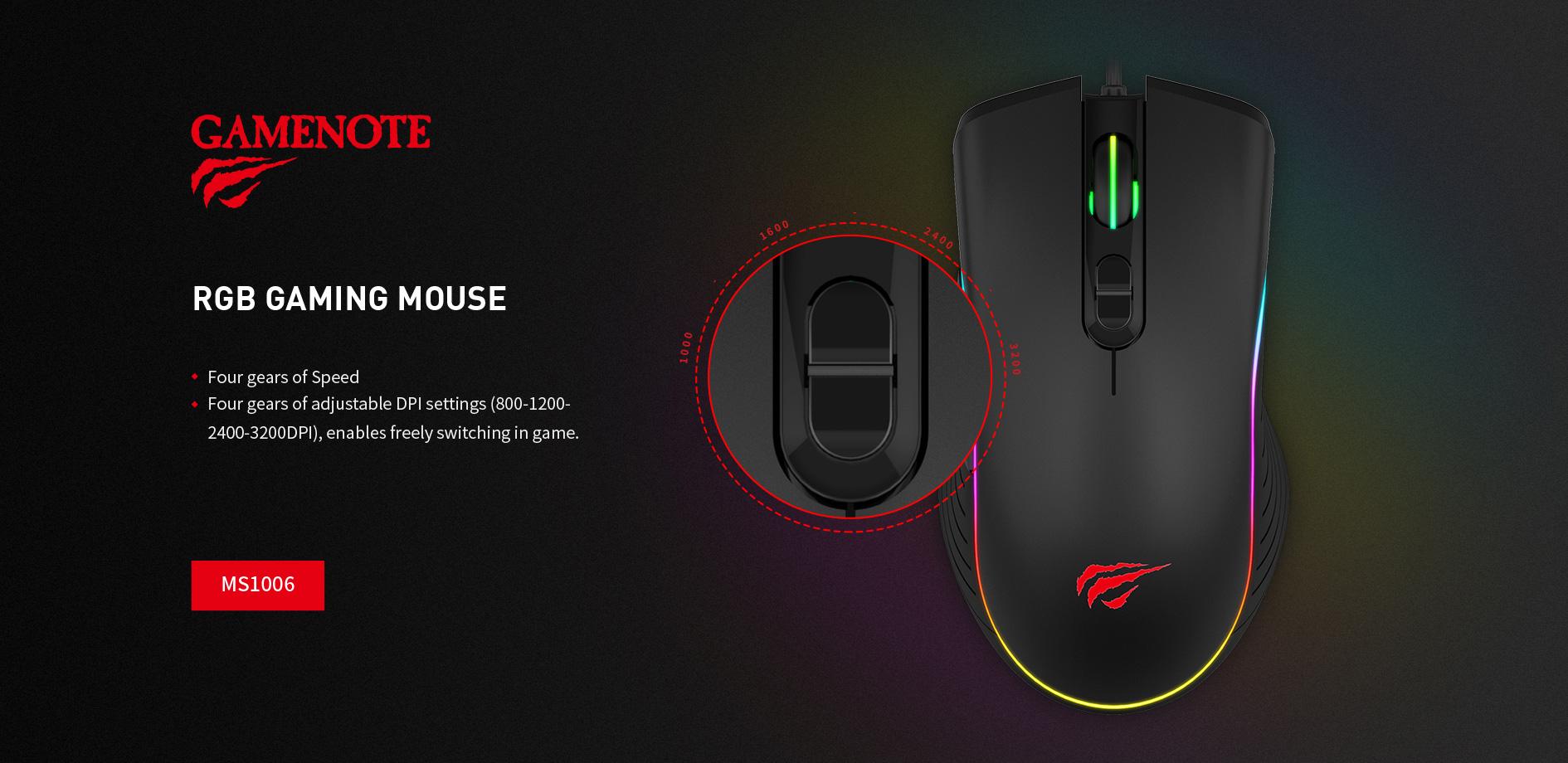 Havit Hv Ms1016 Usb Gaming Mouse F