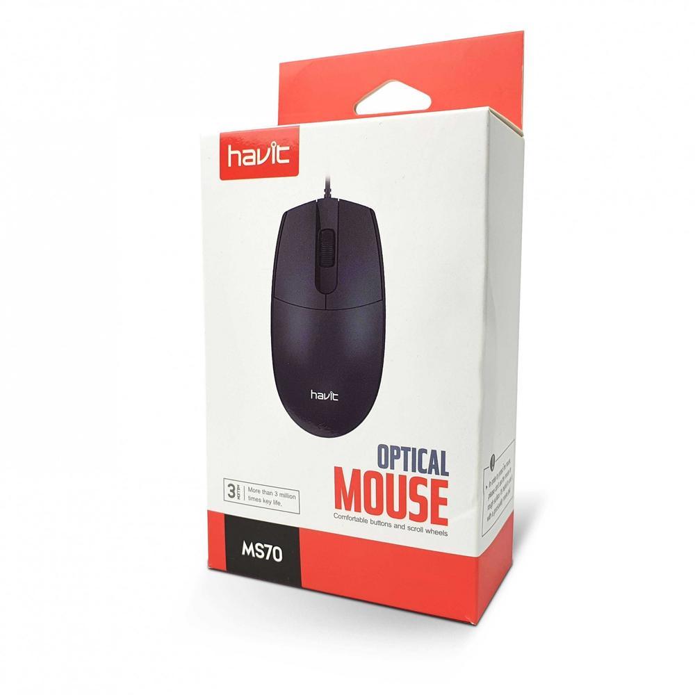 Havit Ms70 Wired Optical Mouse B