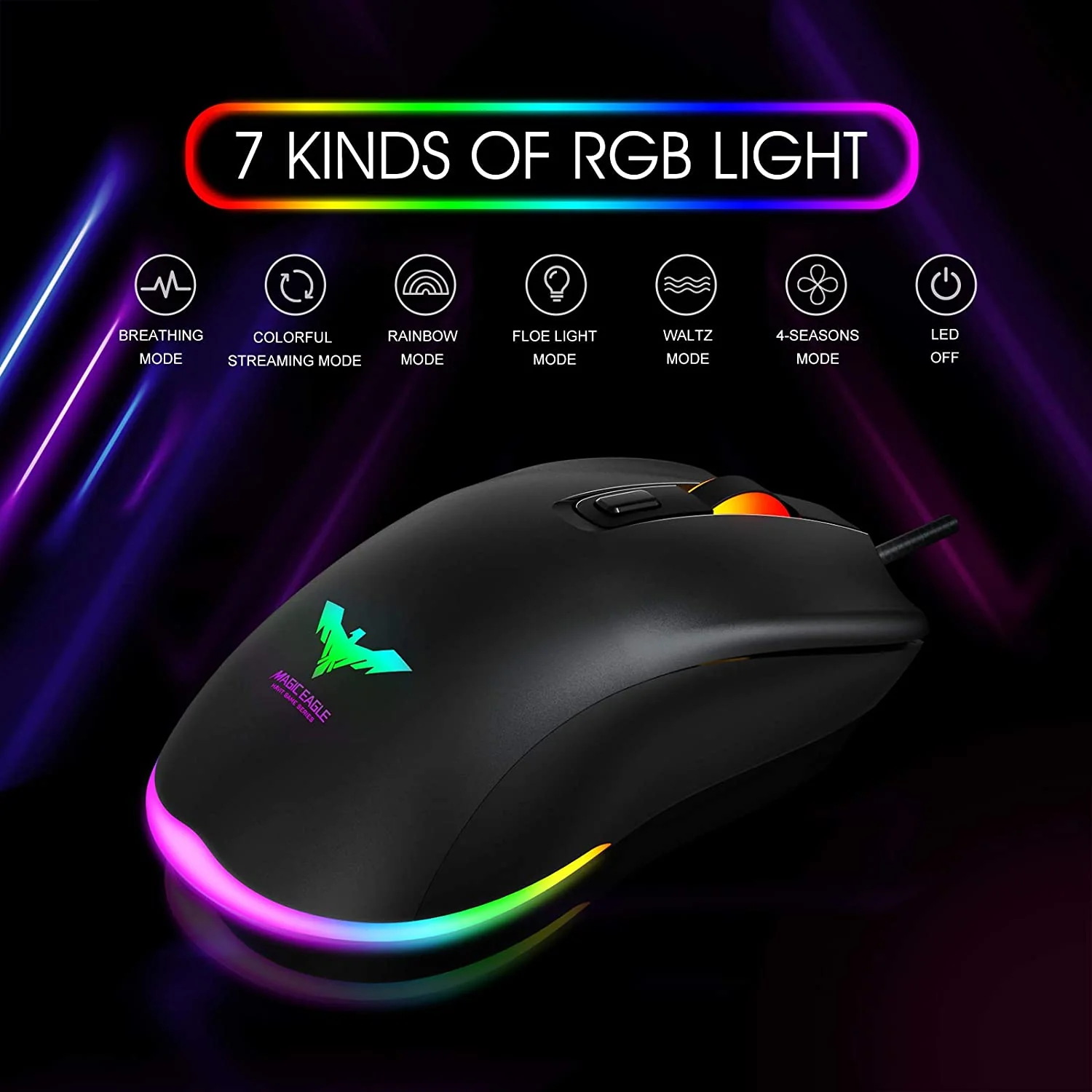 Havit Ms732 Rgb Backlit Programmable Gaming Mouse B