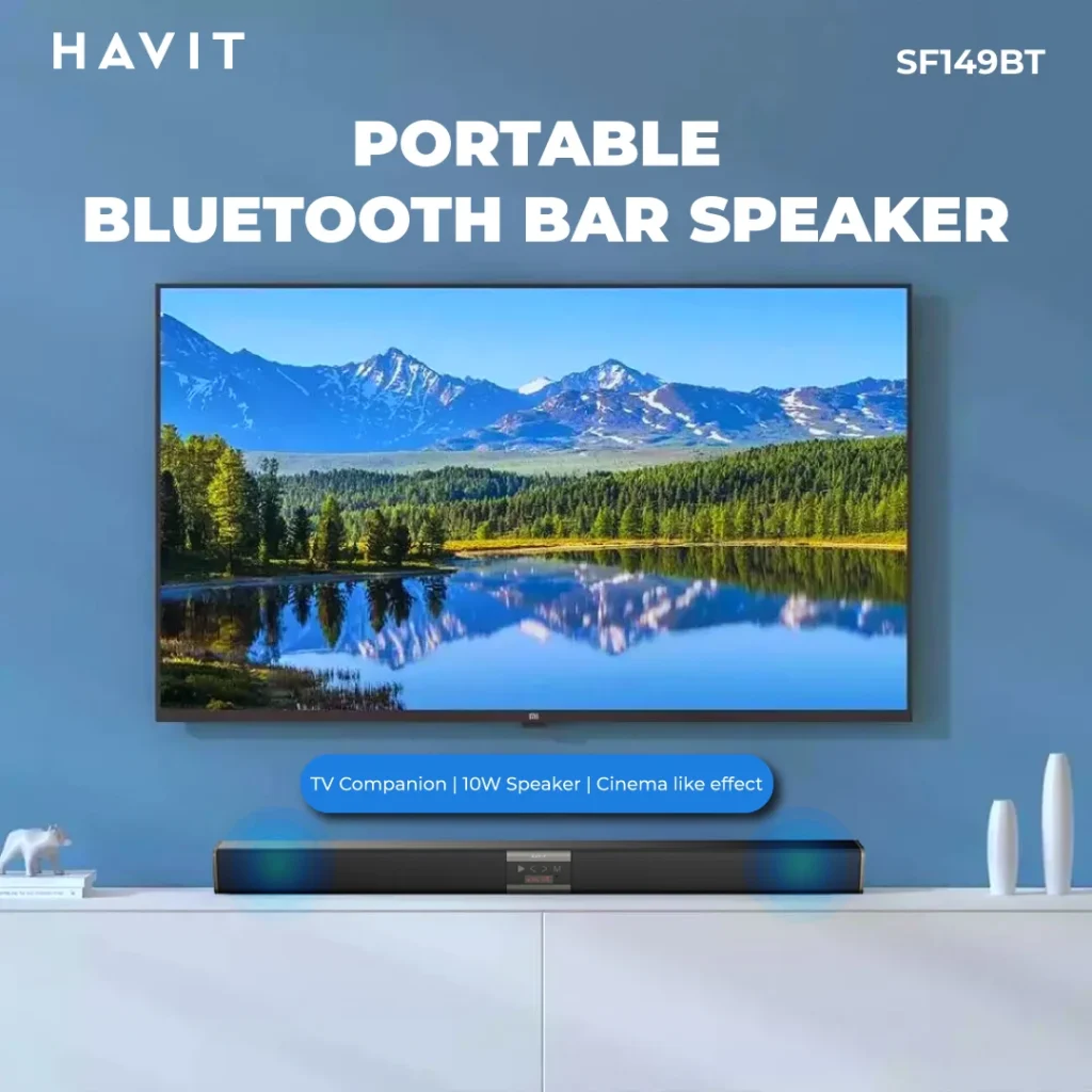 Havit Sf149Bt Portable Bluetooth Bar Speaker C