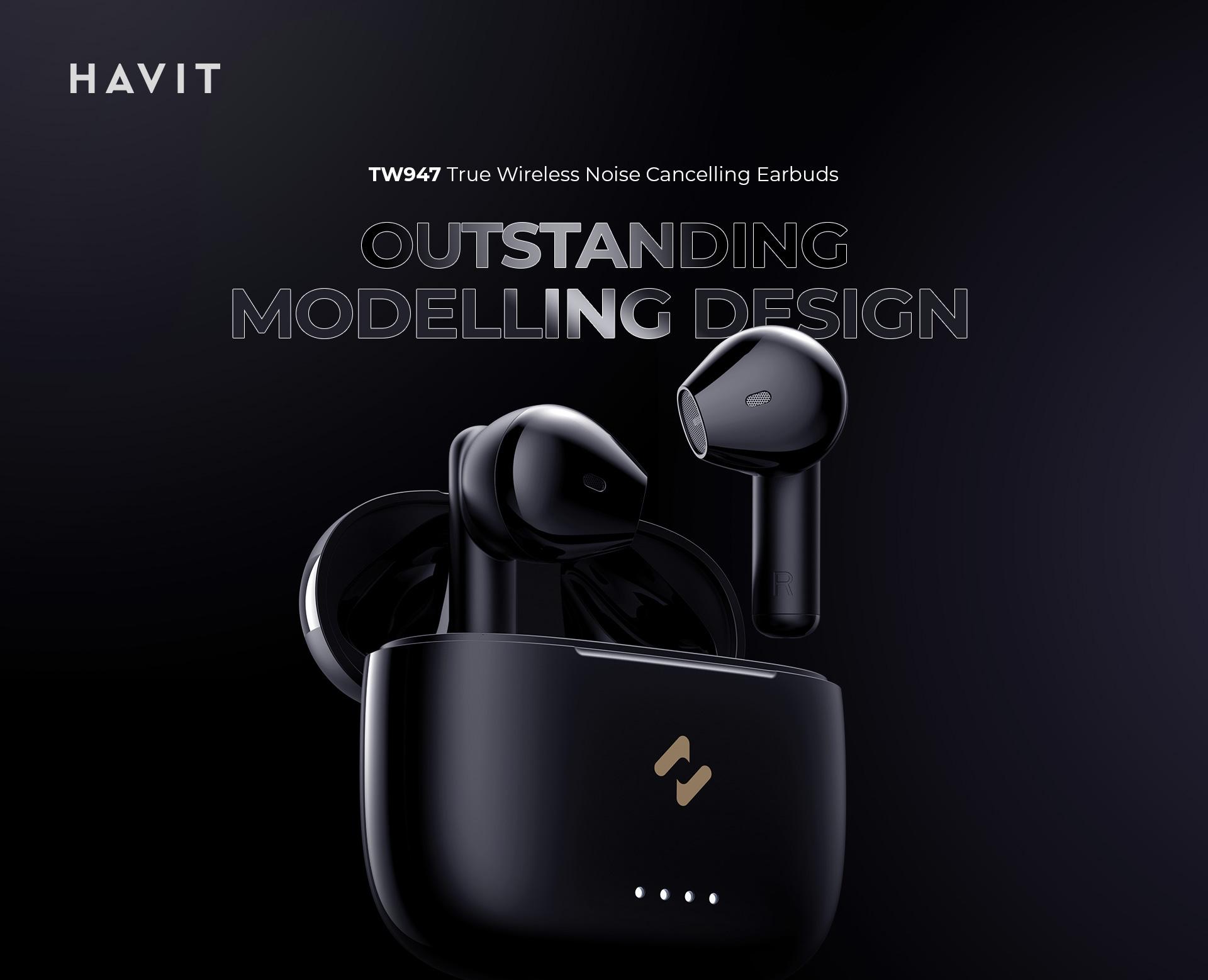 Havit Tw947 True Wireless Noise Cancelling Earbuds F