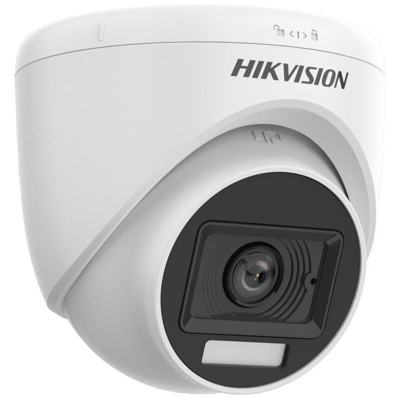 Hikvision Ds 2Ce76D0T Lpfs 2Mp Dual Light Audio Fixed Turret Camera A