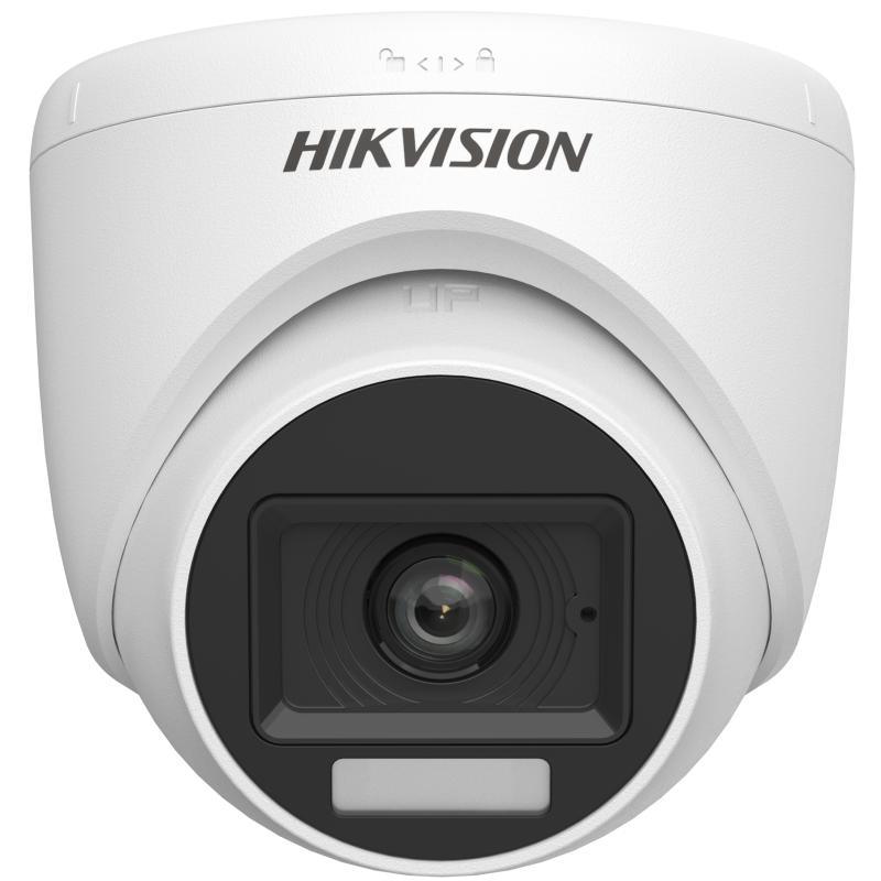 Hikvision Ds 2Ce76D0T Lpfs 2Mp Dual Light Audio Fixed Turret Camera B