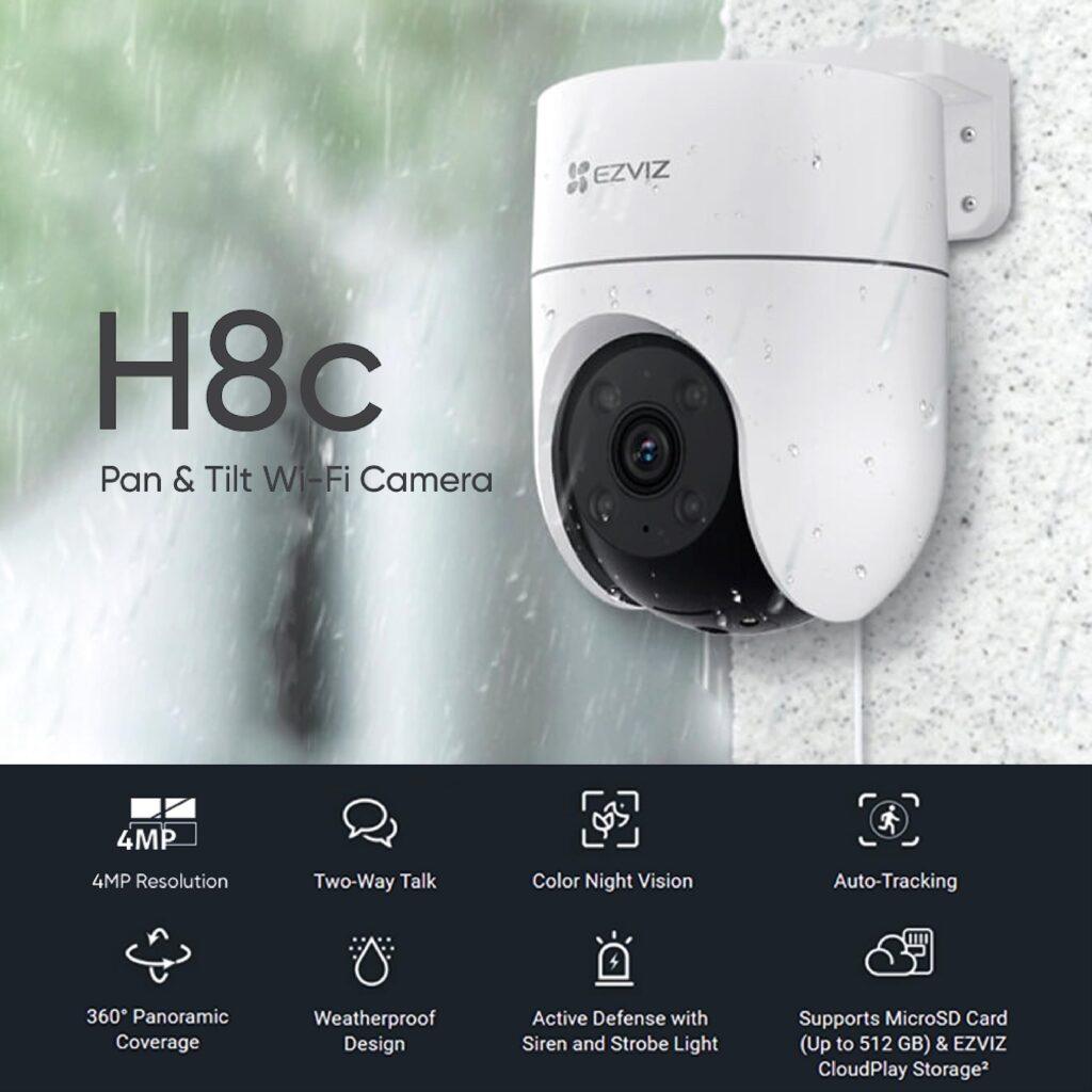 Hikvision Ezviz Cs H8C 2Mp Wi Fi Dome Ip Camera A