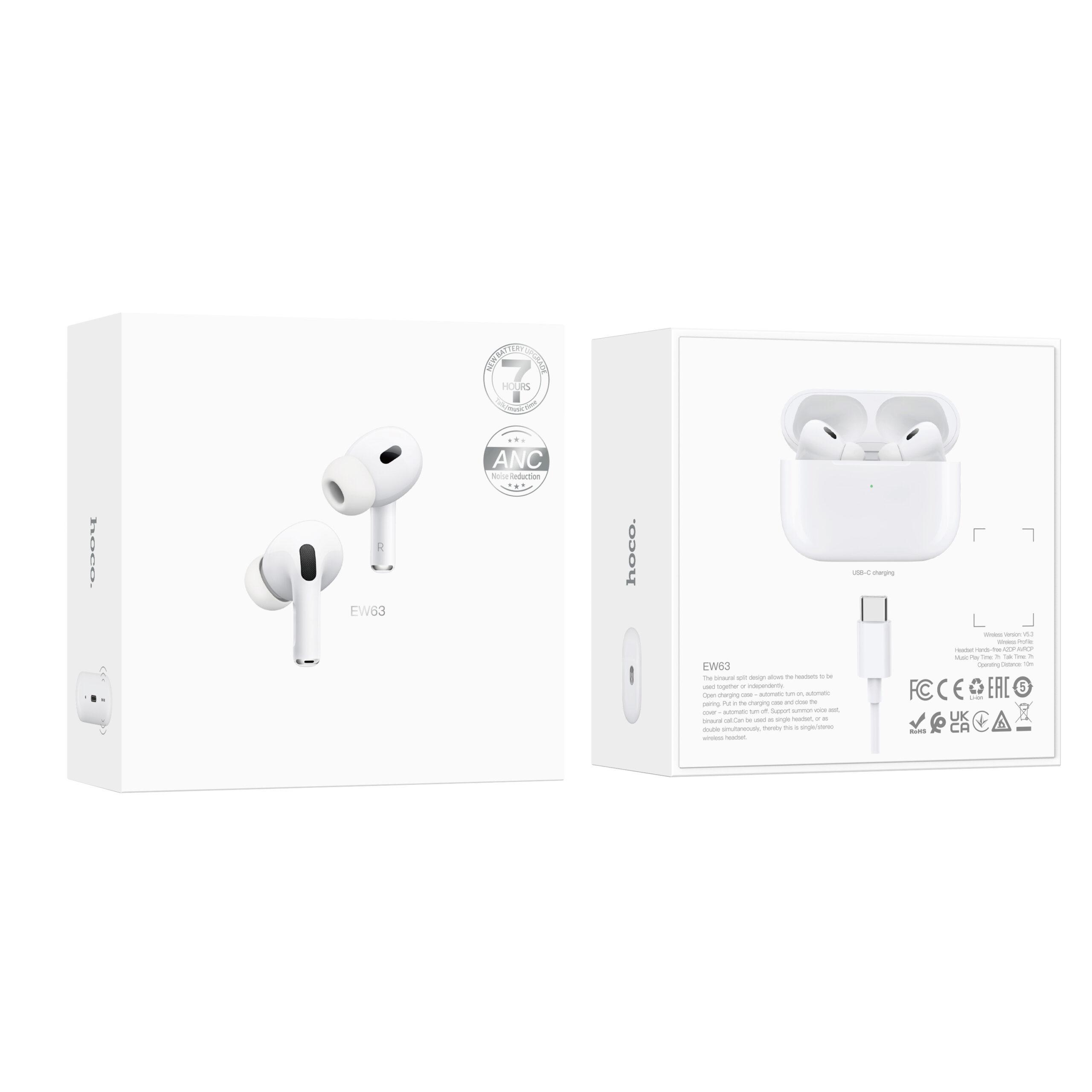 Hoco Ew63 Anc True Wireless Bluetooth Earbuds B