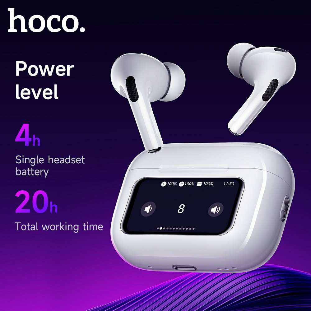 Hoco Ew72 Anc Tws Earbuds With Hd Display C