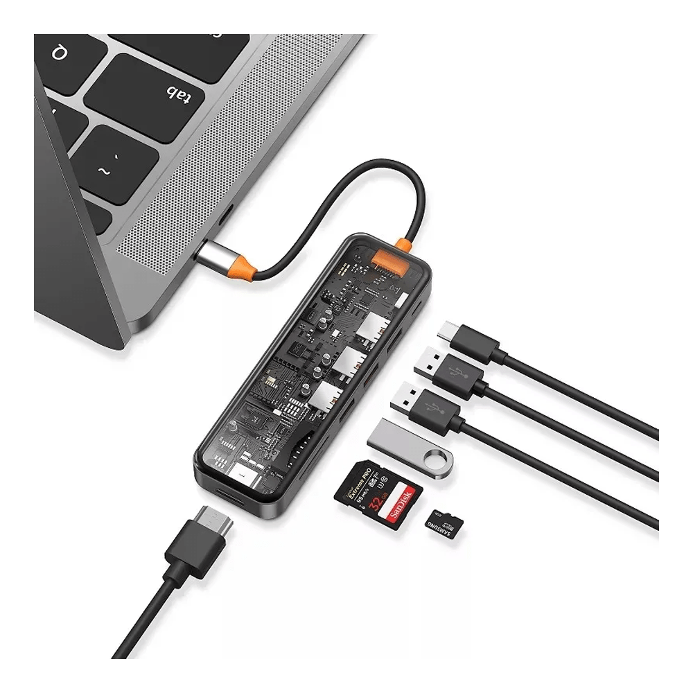 Hoco Hb28 6 In 1 Multifunction Usb Type C Hub B