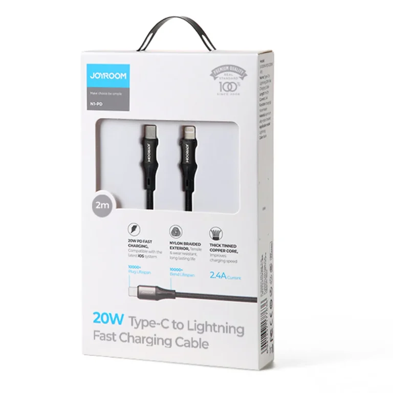 Joyroom N1 Pd 20W Type C To Lightning Pd Fast Charging Cable D