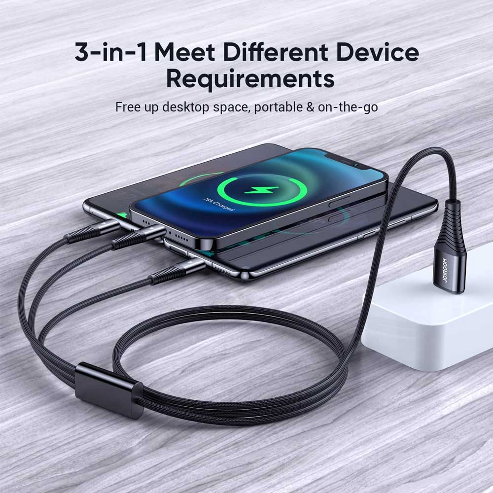 Joyroom S 1230G4 3 In 1 Charging Cable D