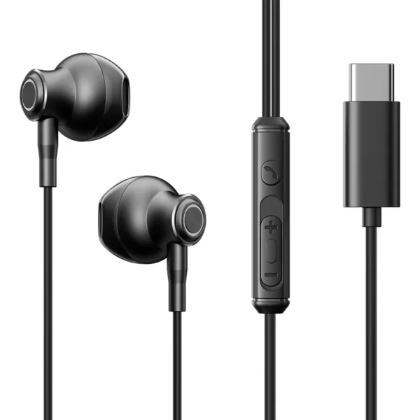 Joyroom JR EC07 TYPE C Series Half In Ear Wired Earphones a