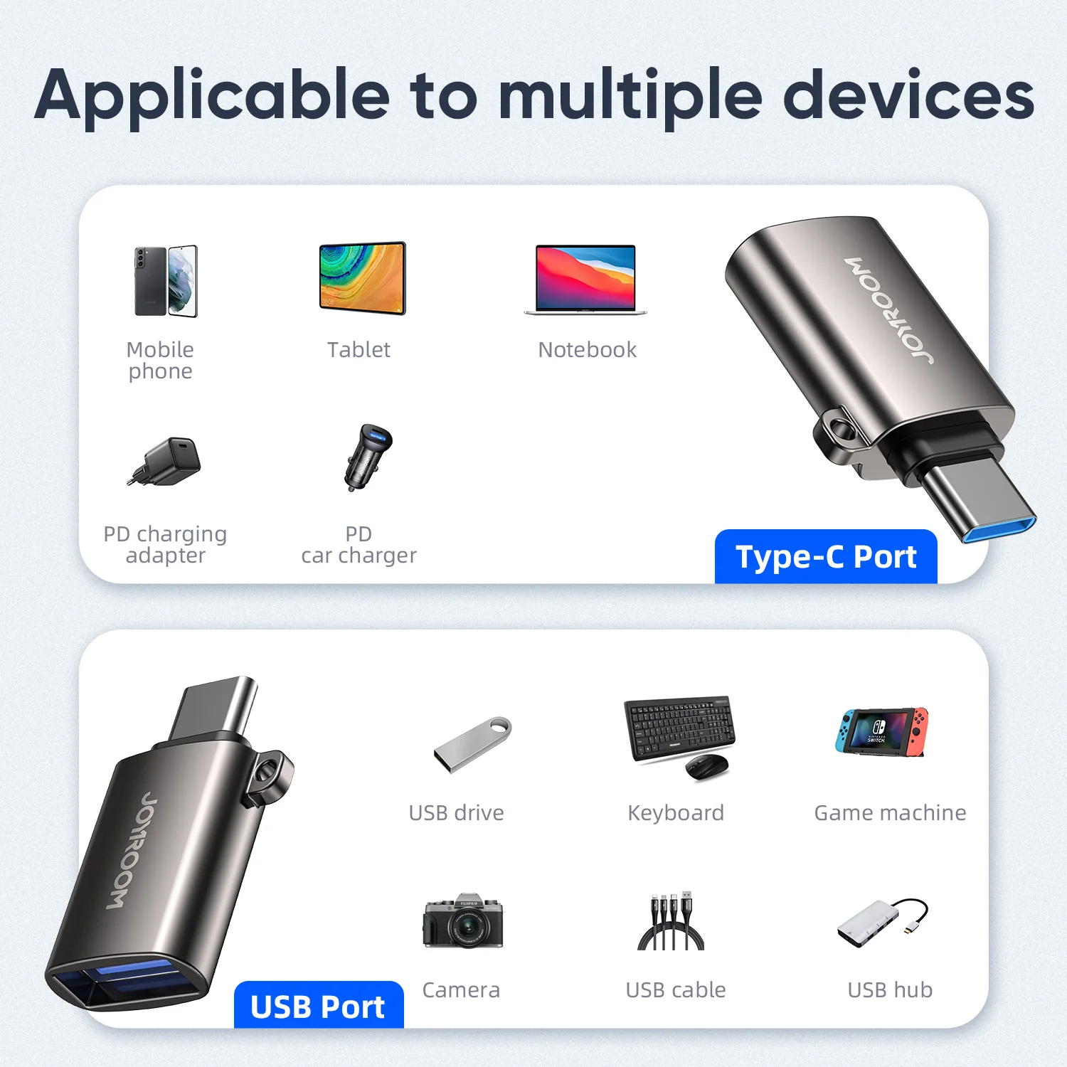 Joyroom S H151 Type C Male To Usb Female Adapter D