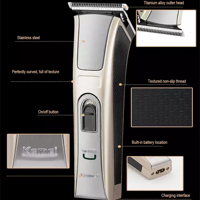 Kemei Km5017 Hair Clipperbeard Trimmer A