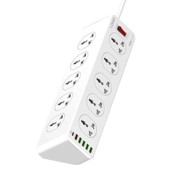 LDNIO SC10610 30W 6 Port USB Charger Power Strip