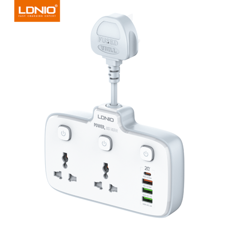 LDNIO SC2413 PD & QC3 0 2 Universal Outlets Power Socket