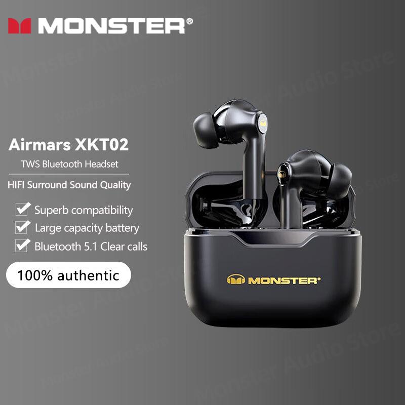 Monster Airmars Xkt02 True Wireless Bluetooth Earphones C