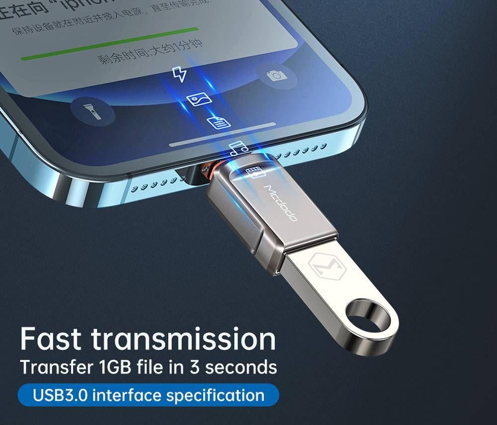 Mcdodo Ot 860 Otg Usb A 3 0 To Lightning Adapter B