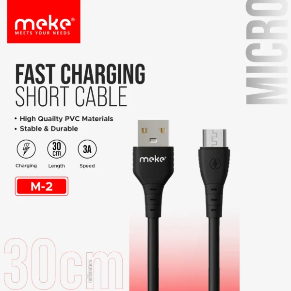 Meke M2 Micro USB Short Cable a