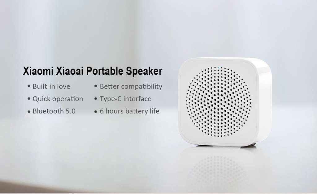 Original Xiaomi Mijia Ai Control Wireless Portable Mini Bluetooth Speaker