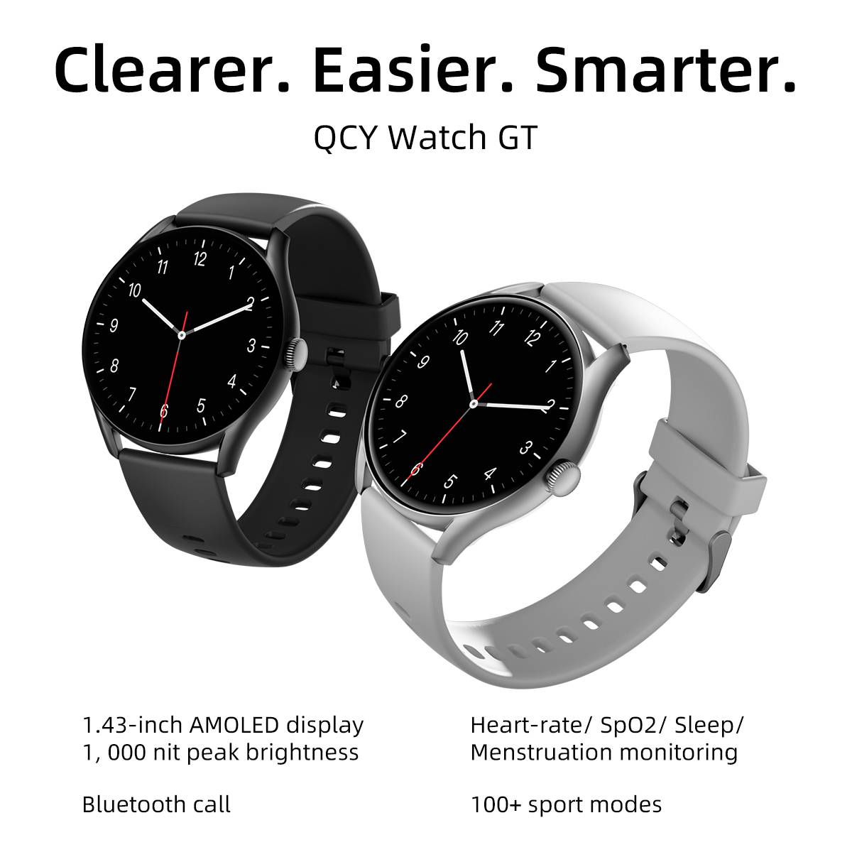 Qcy Watch Gt Smart Watch Retina Amoled Display C