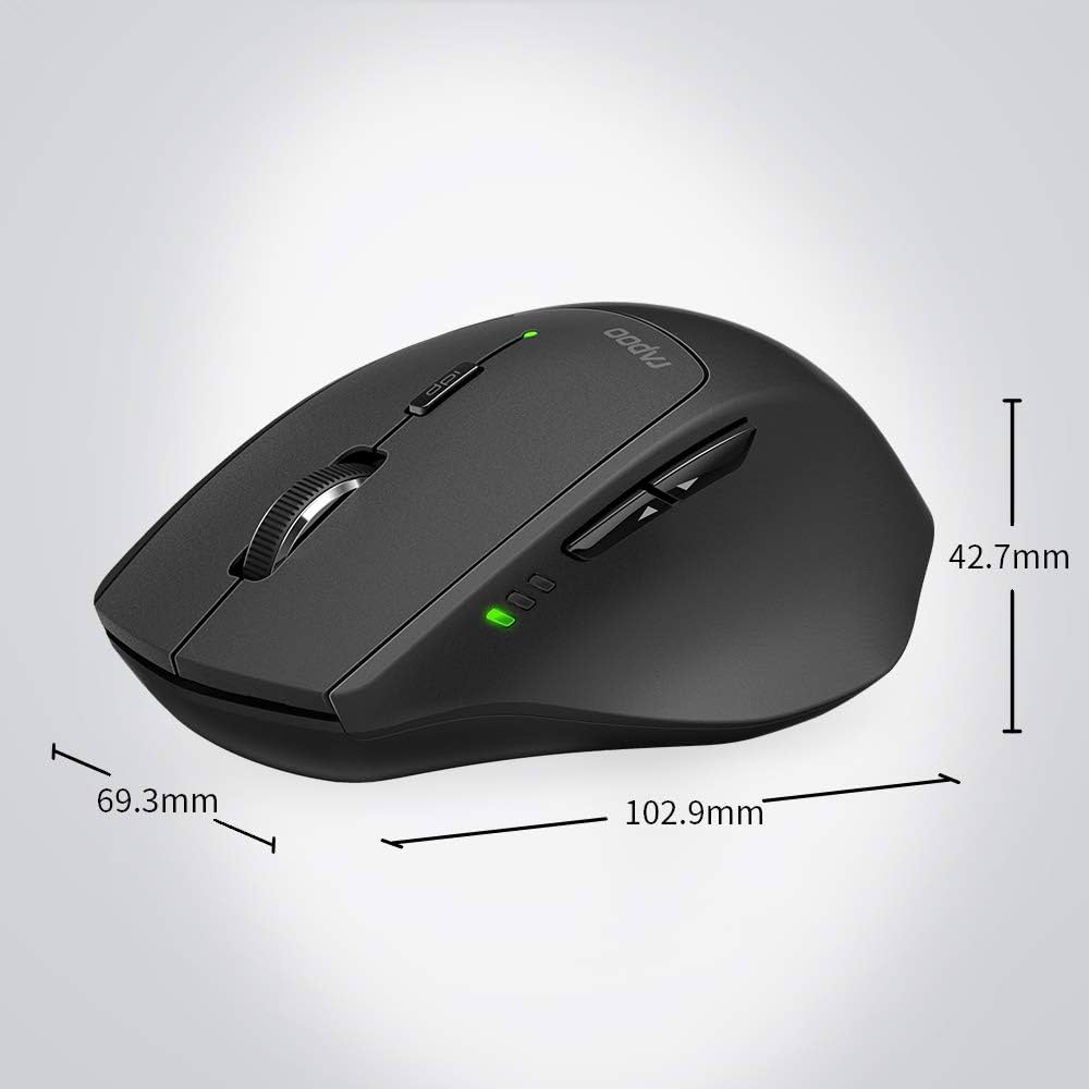 Rapoo Mt550 Multi Mode Wireless Mouse C