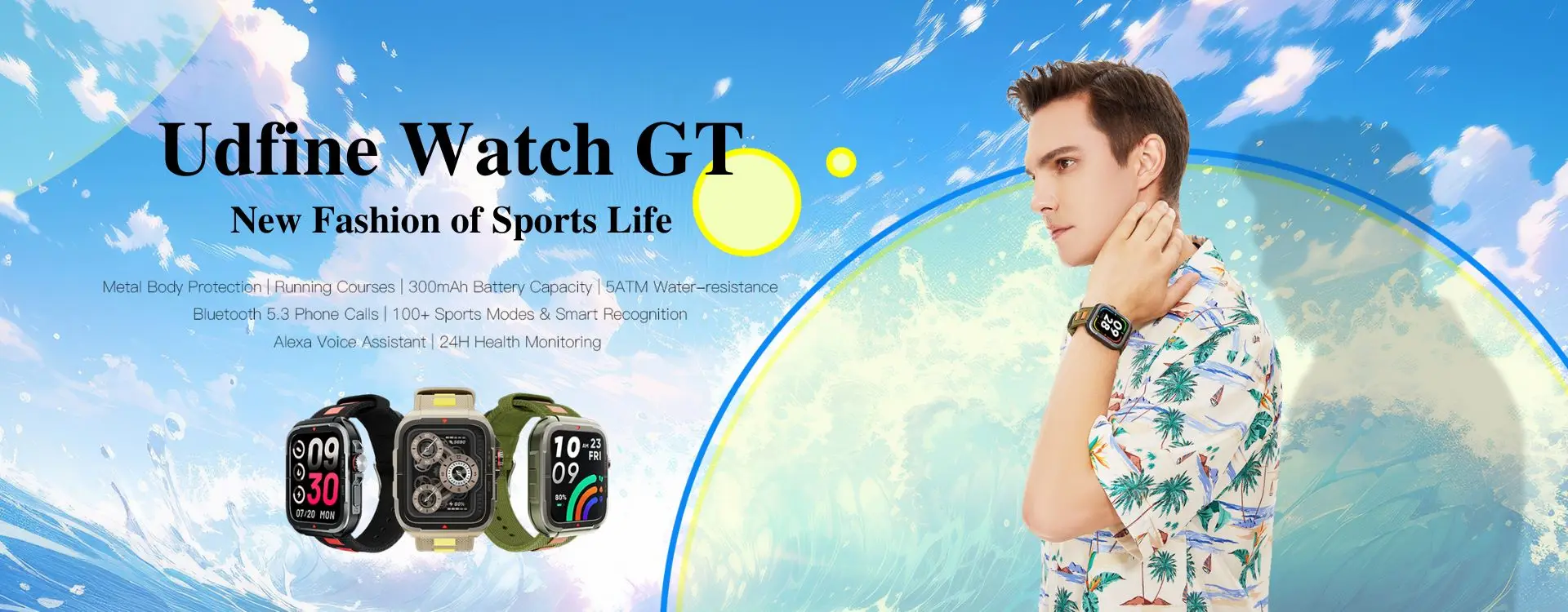 Udfine Watch Gt Bluetooth Calling Smartwatch A