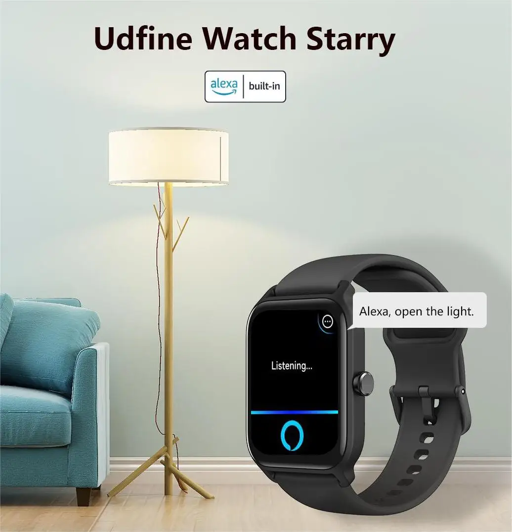 Udfine Watch Starry Bluetooth Calling Smartwatch F