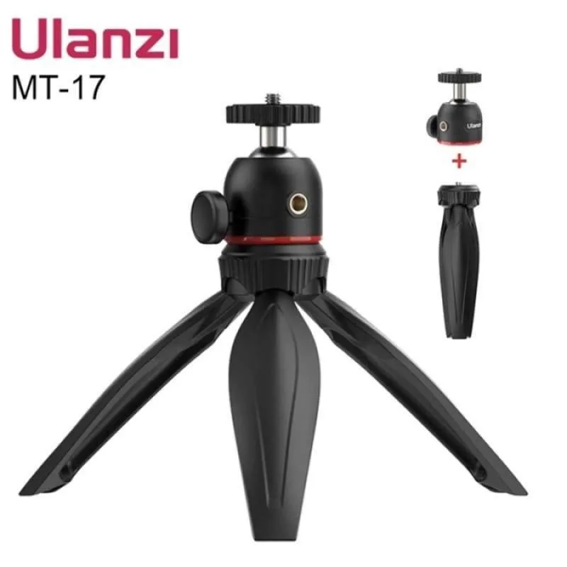 Ulanzi Mt17 Mini Tripod With 360° Rotatable Ball Head For Phone Camera Dslr C