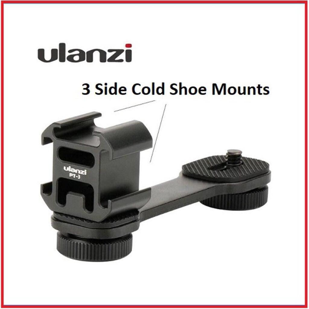 Ulanzi Pt 3 Gimbal Accessories Triple Cold Shoe Mounts E