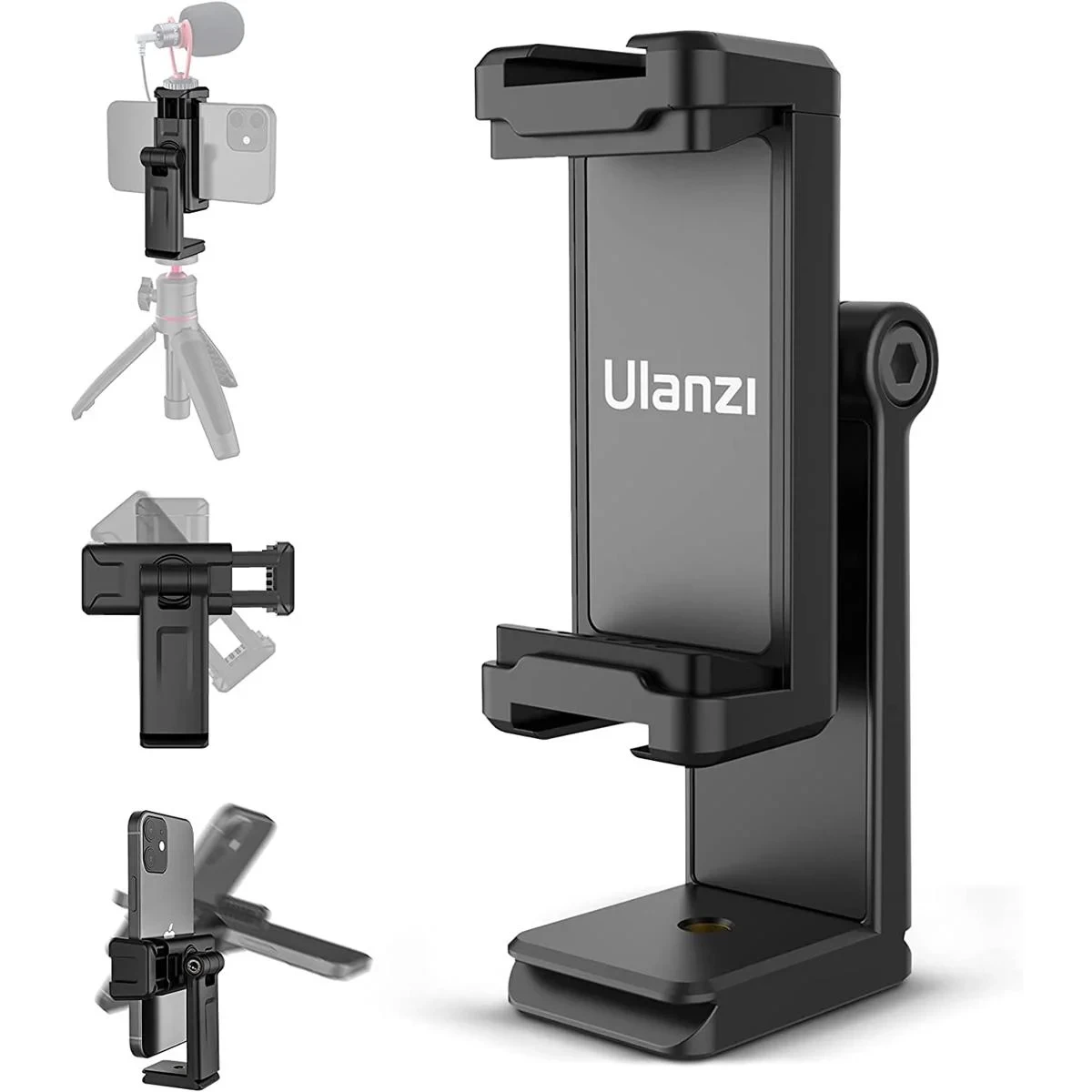 Ulanzi St 22 360º Rotatable And Tiltable Mobile Holder Only With Double Cold Shoe Mount A