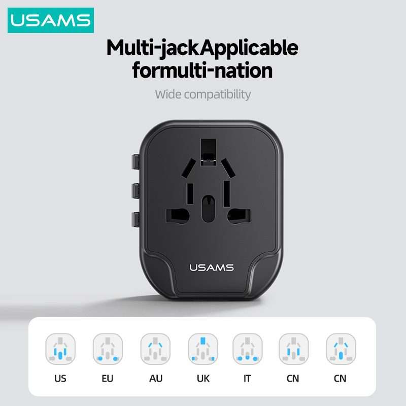 Usams Us Cc173 T55 12W Dual Usb Universal Travel Charger B