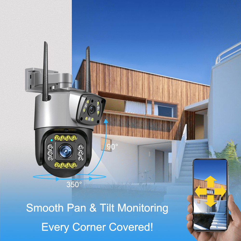 V380 Wifi Dual Lens Security Smart Ip Camera D