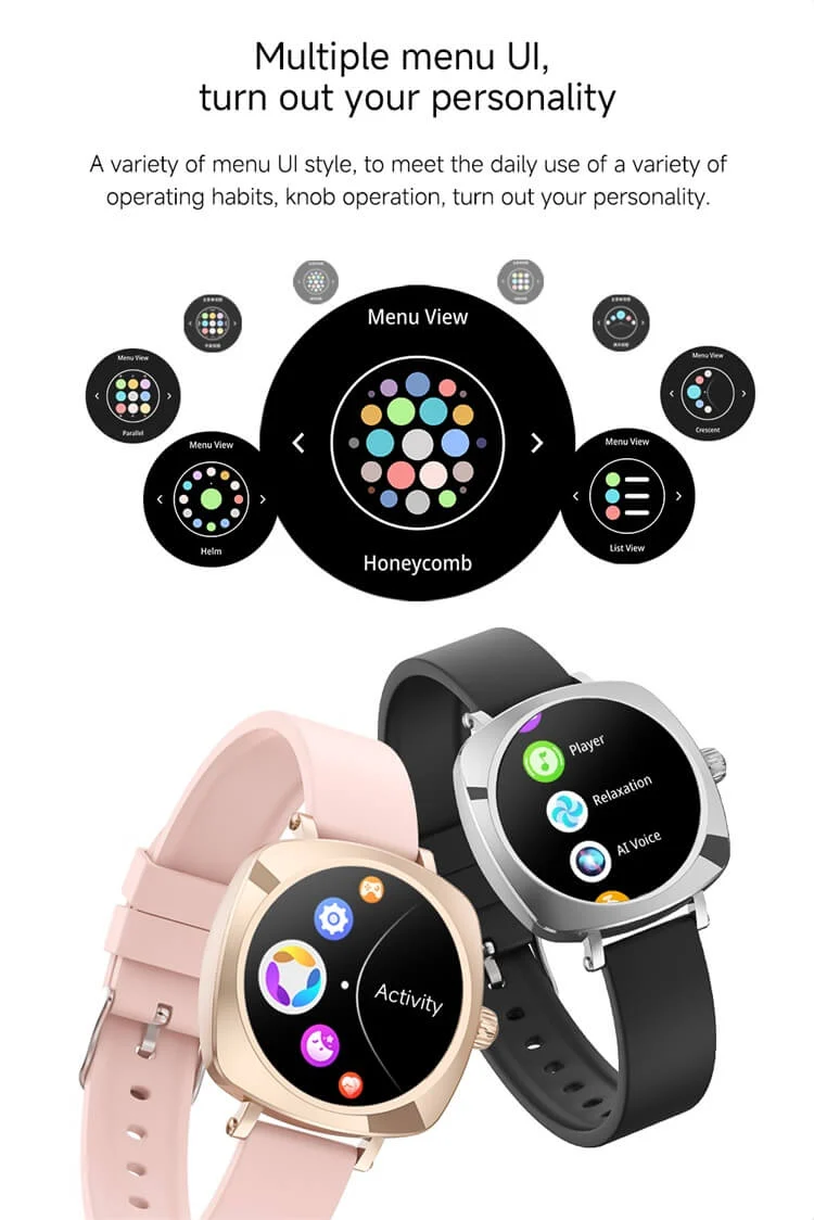 Valdus Vl40 Pro Smartwatch Fashion Women’s Watch 1 19 Inch Amoled Screen Thin Lightweight Wearing E