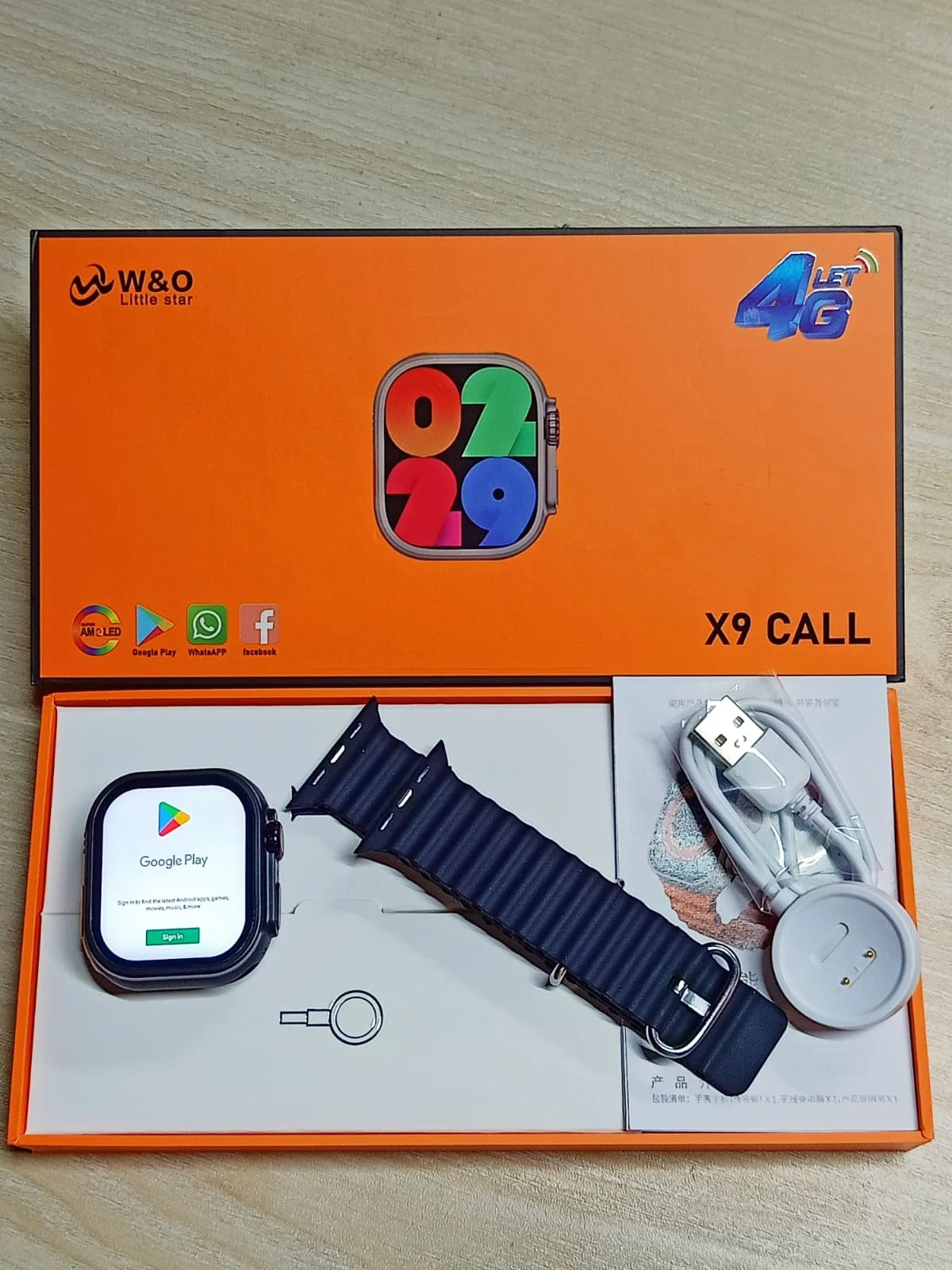 W&Amp;O Little Star X9 Call 4G Android Smart Watch B