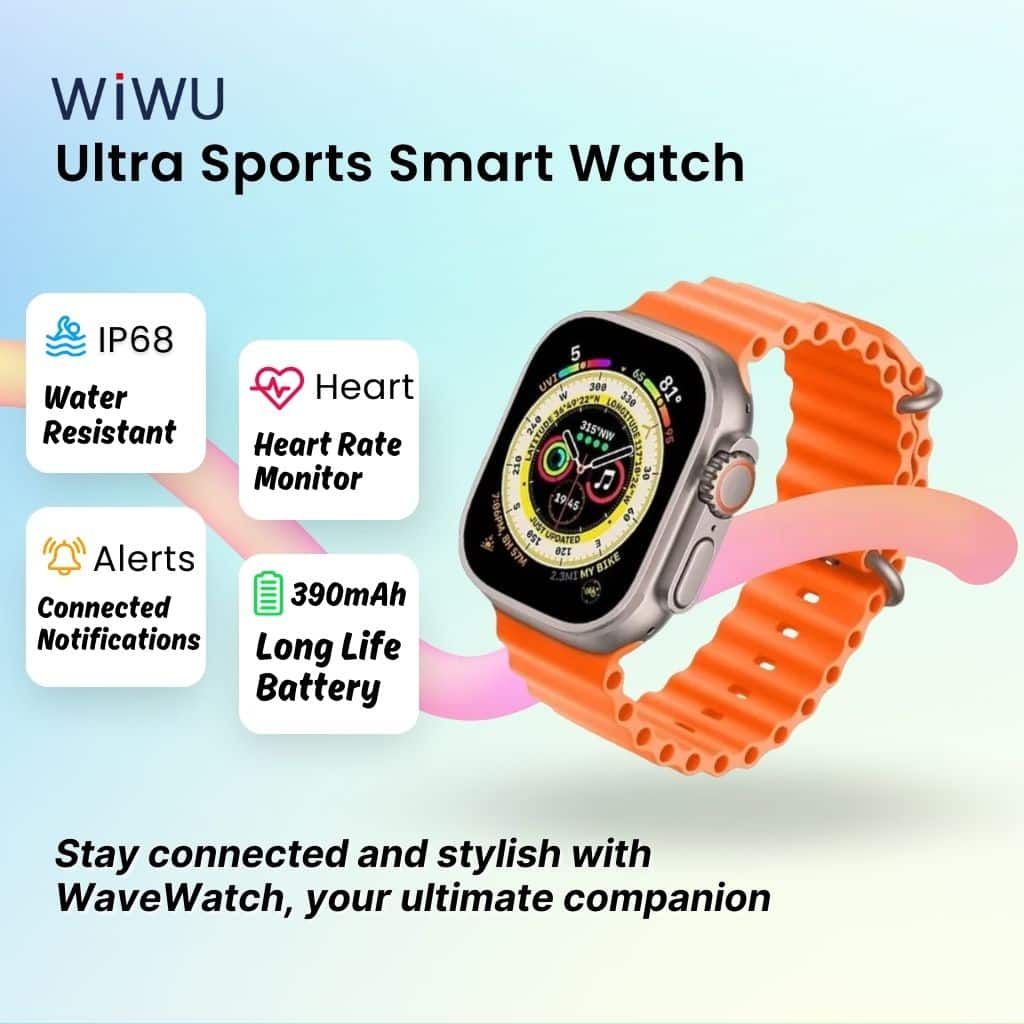 Wiwu Sw01 Ultra Bluetooth Calling Sports Smart Watch B