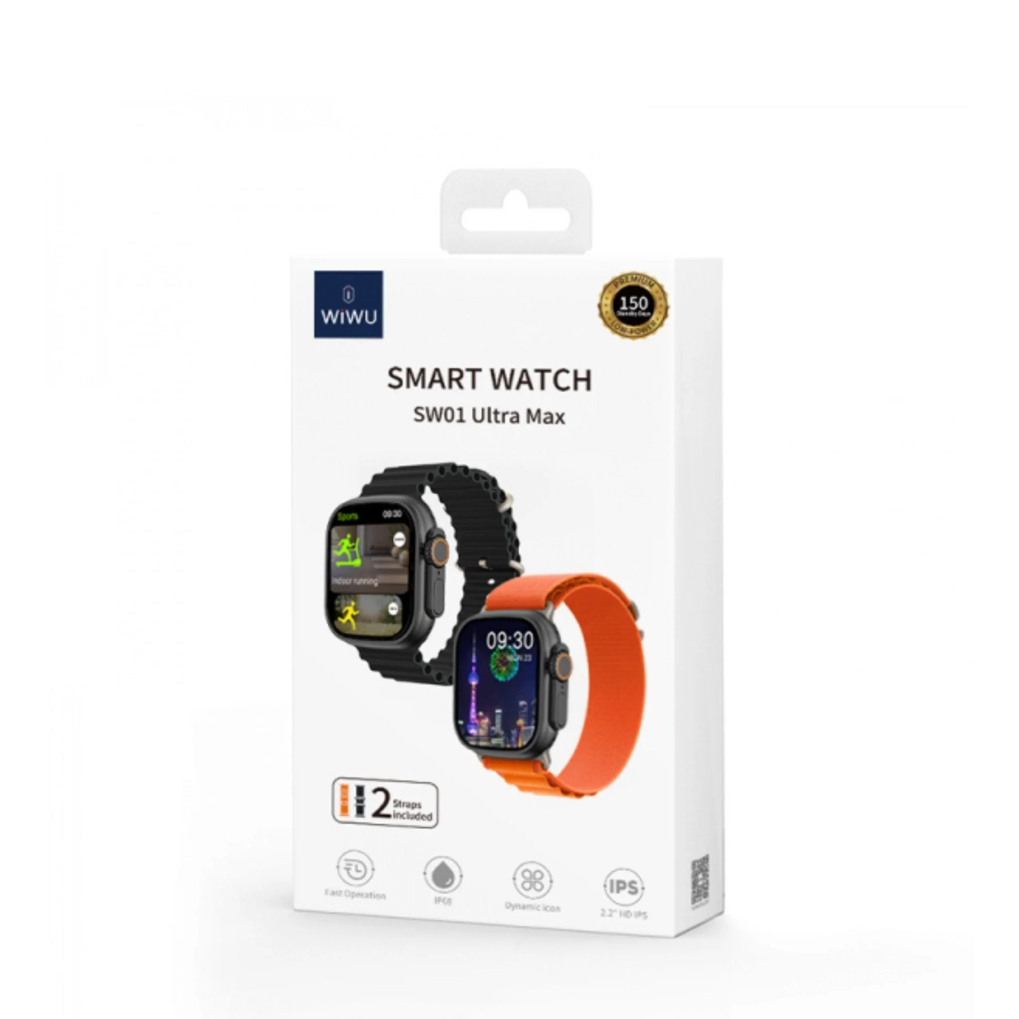 Wiwu Sw01 Ultra Max Bluetooth Calling Sports Smart Watch D