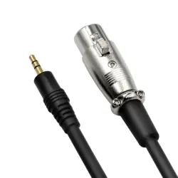 XLR Female to 3.5mm Microphone Cable a