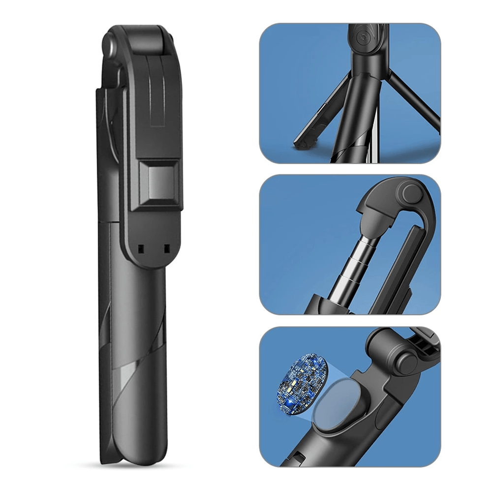 Xt02 Selfie Stick Tripod With Bluetooth Remote A