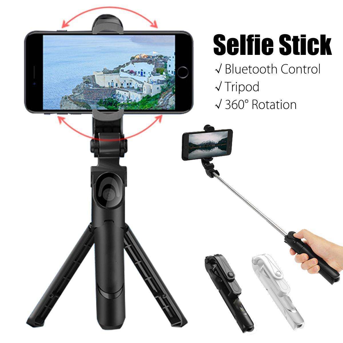 Xt02 Selfie Stick Tripod With Bluetooth Remote B