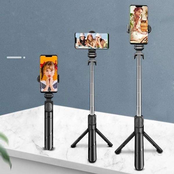 Xt02 Selfie Stick Tripod With Bluetooth Remote C