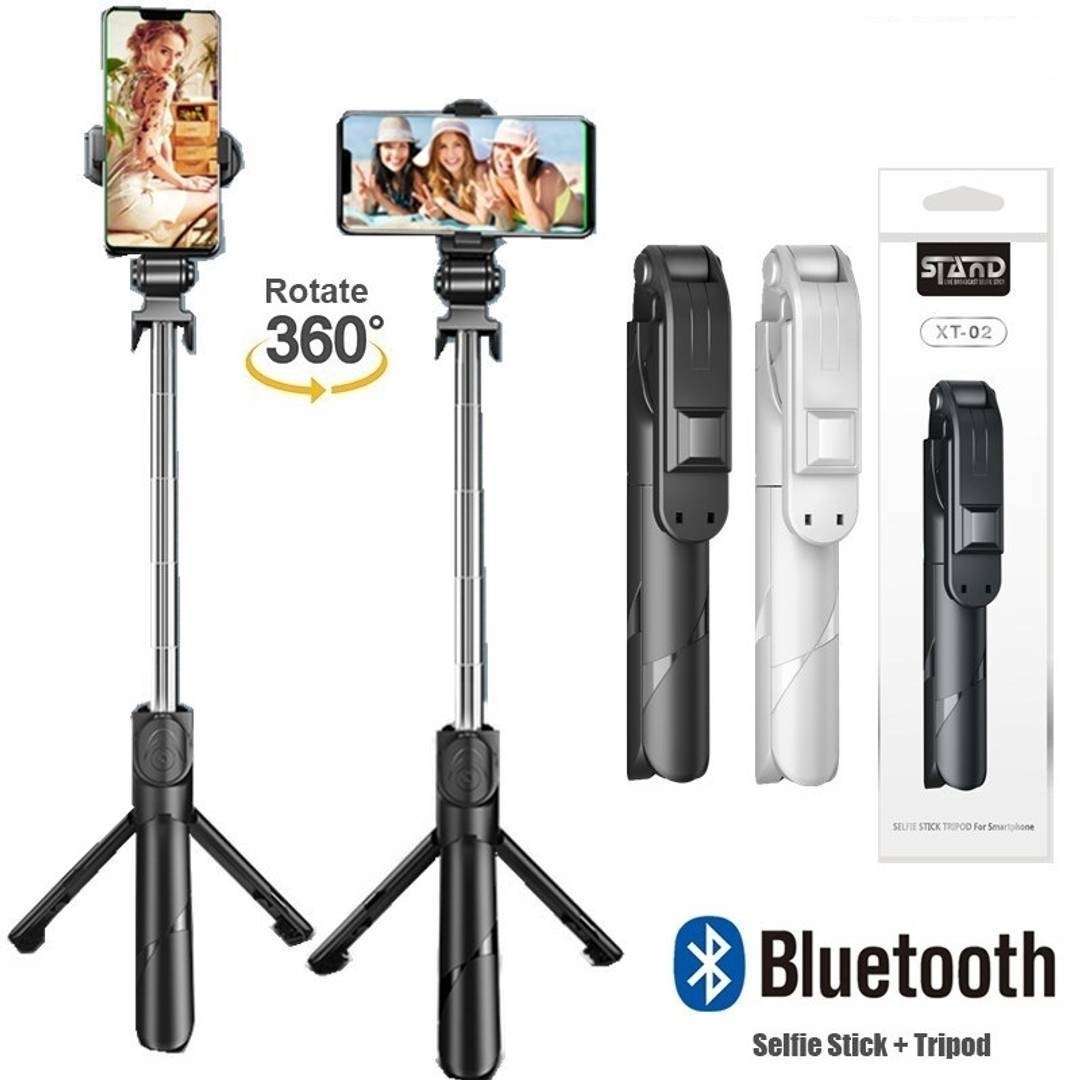 Xt02 Selfie Stick Tripod With Bluetooth Remote D