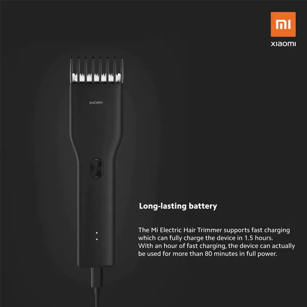 Xiaomi Mi Hair Clipper (Enchen Boost) Black Color D