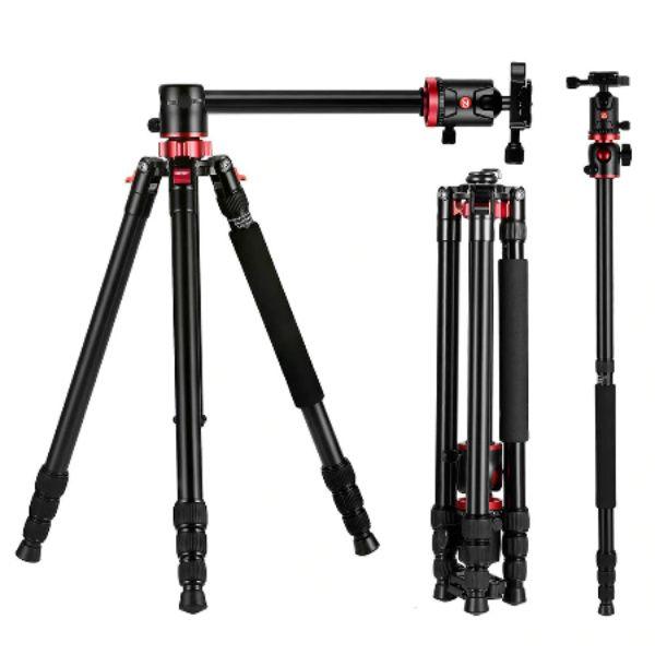 Zomei M8 Professional Camera Tripod And Overhead Gear With 72 Inch Extension Arm Monopod