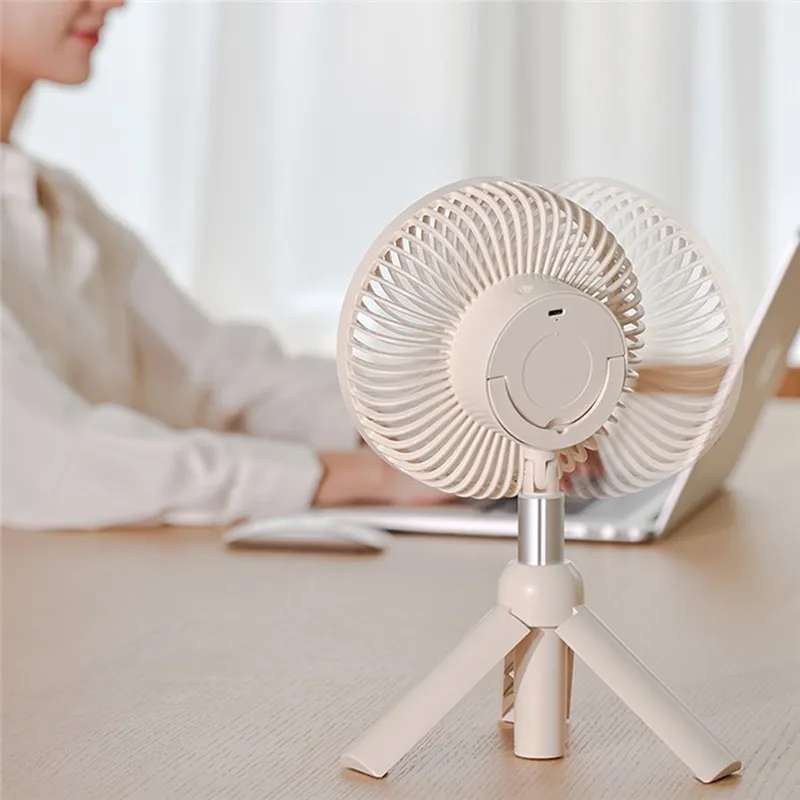 Azeada Pd F27 Multipurpose Summer Cooler Desktop Fan With Tripod Stand B