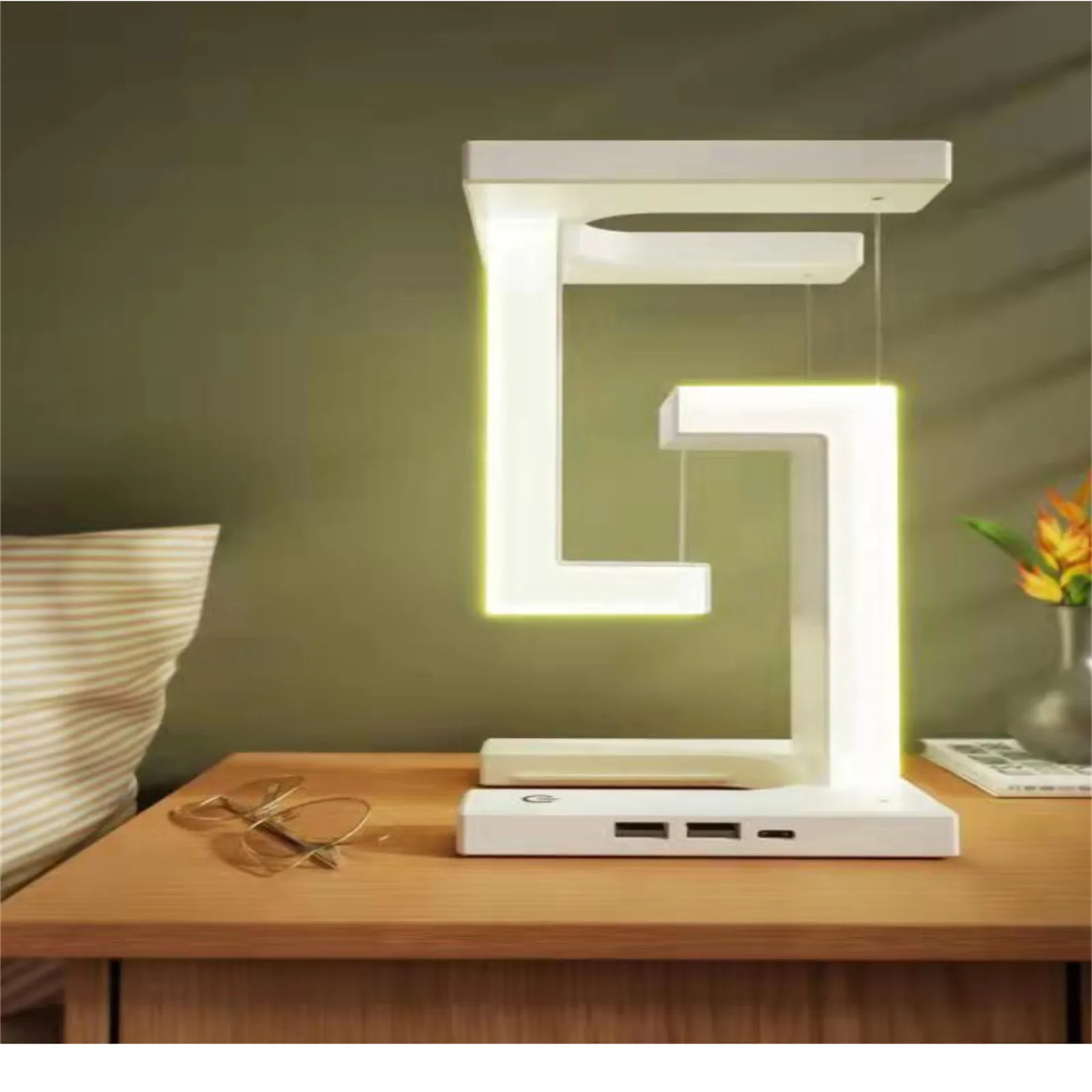 Anti Gravity Led Desk Lamp With Wireless Charger C