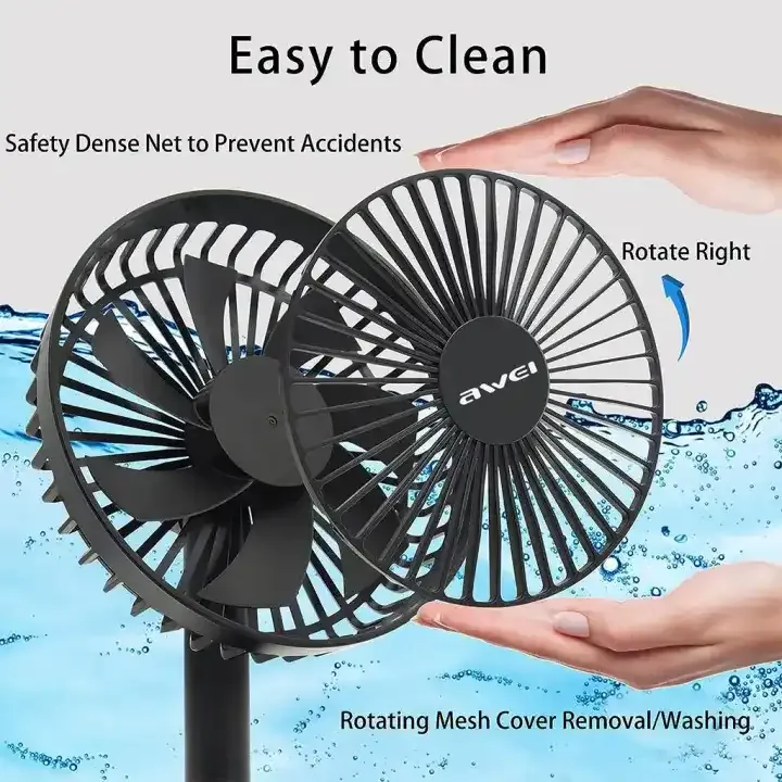 Awei F29 Desktop Oscillating Rechargeable Fan A