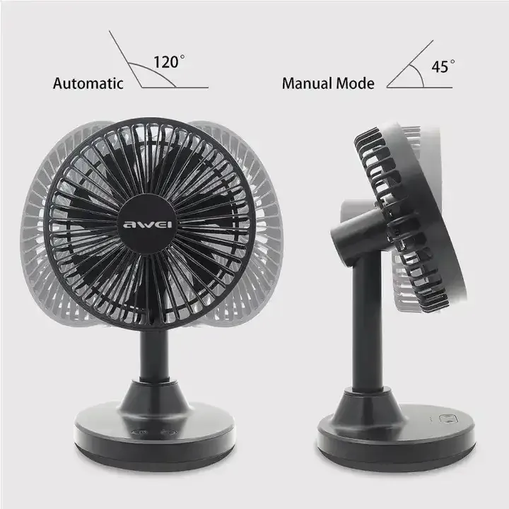 Awei F29 Desktop Oscillating Rechargeable Fan D